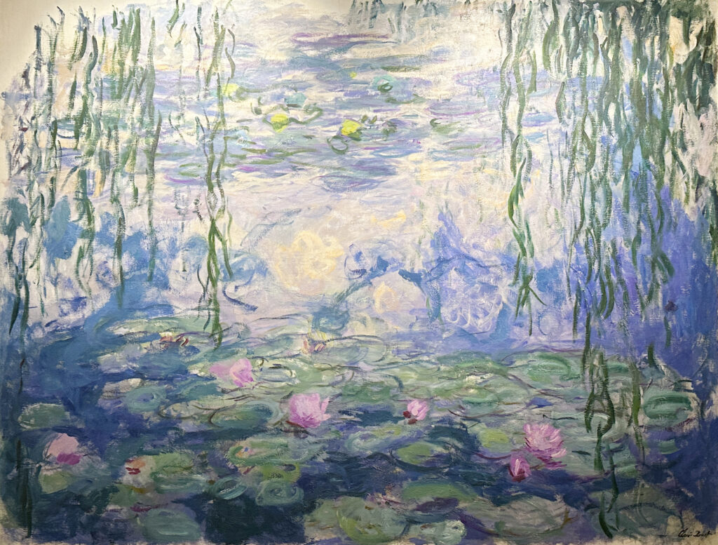 モネの絵画：睡蓮